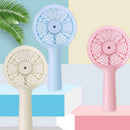 Mini USB Portable Rechargeable Hand Held Air Conditioner Summer Cooler Fan Blue
