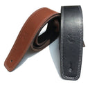 Leather Guitar Strap Adjustable Soft Bass Straps Accessories Brown Y3P5