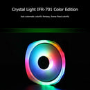 Jonsbo FR-701 3Pin+4Pin RGB LED Light Cooling Fan PC Case Chassis Heatsink Fan