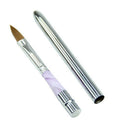 No.8 Purple Decoration Design Aluminum Pole Nail Art Brush Drawing Pen Nail