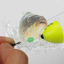 100pcs Oval Soft Luminous Fishing Beads Sea Fishing Lure Floating Float Tac V1I6