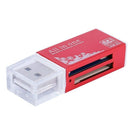 USB 2.0 All In 1 Multi Memory Card Card Reader (red) A8H9