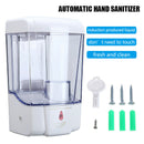 700ML Wall-Mounted Automatic Touchless IR Public Hand Soap Shampoo Dispenser