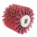 Deburring Red Ceramic Abrasive Wire Round Brushes Head Polishing Buffing Wh