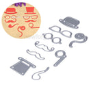 9pcs Male Hat Glasses Beard Pipe Metal Die Cutting Dies For Scrapbooking Album