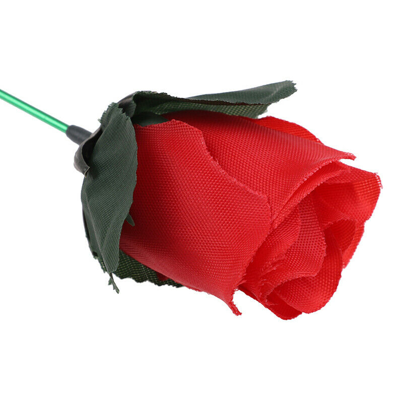 1pcs Torch to Rose Fire Magic Trick Flame Appearing Flower Magic Props  OZ