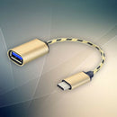 USB 3.1 Type C to USB 3.0 Type A Male to Female OTG Data Connector Cable A KLU