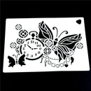 Butterfly clock Shape Cake Stencils Environmental Plastic Spray Cake MoulHIES