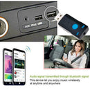 Wireless Car USB Bluetooth Receiver Handsfree 3.5mm Music Audio Adapter Rec A0H2