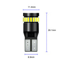 1 Pair T10 501 194 W5W SMD 24 LED Car CANBUS Error Free Wedge White Light Bulbs