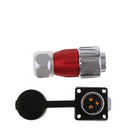 Metal Outdoor Waterproof IP67 3 Pin Industrial Circular Connector