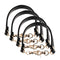 4Pieces Women Girls Bag PU Leather Short Bag Strap Replacement Purse Handle