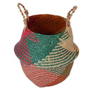 Straw Storage Basket Flower Basket Planter Laundry Toys Organizer Bucket