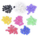 1box Dental color code rings silicone disinfection orthodontic dentist lab&M
