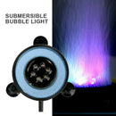 QPL-50 Emery Colorful 6 LED Round Diving Light Aquarium Light Gas Plate Light