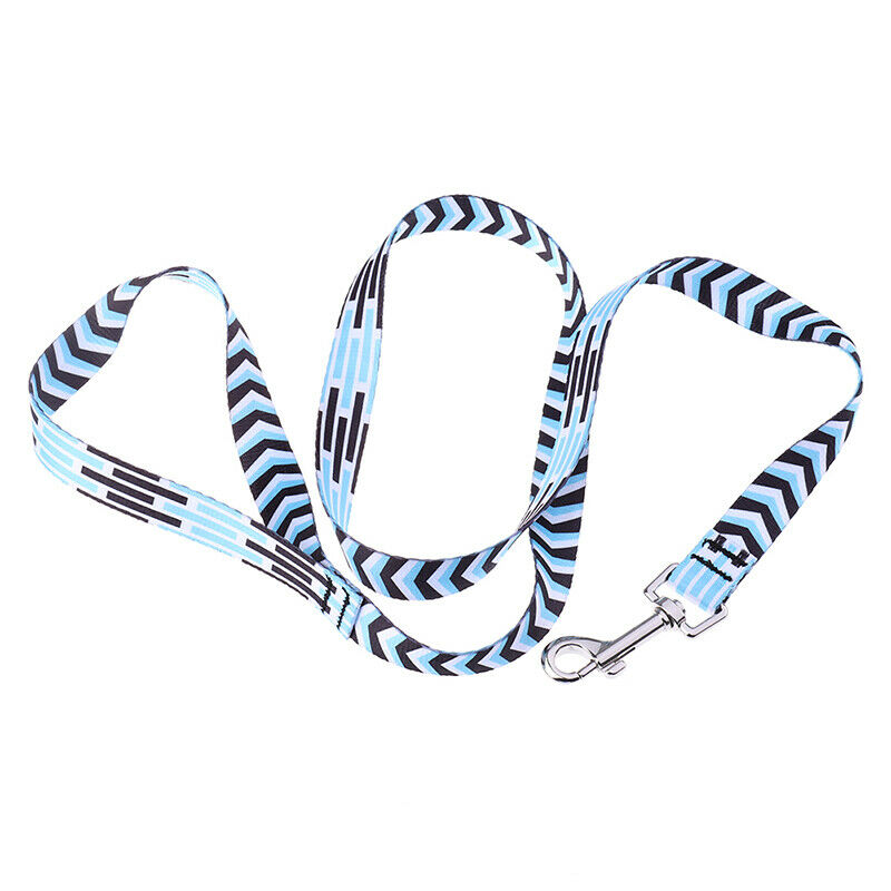 0.79" x 39.37" Dog Leash Rope Nylon Printed Pet Dogs Walking Lead LeashesAT3C