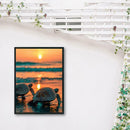 5D DIY Full Drill Diamond Painting Cross Stitch Kit (Sandy Beach-k528)