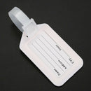 Luggage Tag Plastic Luggage Tag White