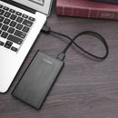 USB 3.0 Hard Disk Case External Enclosure Box for 2.5 inch HDD SSD (Black)