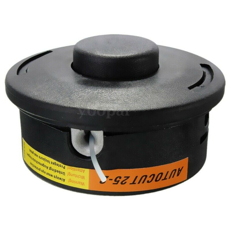 Auto Cut 25-2 Nylon Line Bump Feed Head For Brushcutter STIHL trimmer Black