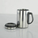 Thermos Cup Tea Cup 500ml Stainless Steel With Lid For Water Milk Coffee 1 Piece