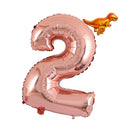 Digital Number 2 Balloons Huge Giant Balloons Foil Mylar Number Balloons For
