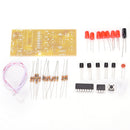 DIY Electronic Dice Kits Suite LED Circuit Kits Stable 4.5-5V Red LED LightsG TO