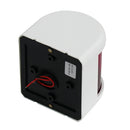 1Pcs Boat Marine LED Navigation Lights Marine Navigation Lamp, White Shell, Red