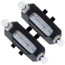 2x Bike Tail Light USB Rechargeable Light Super Bright Safty Light White