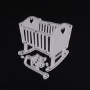 Baby bed Metal Cutting Dies For Scrapbooking Paper Craft Baby Shower Decor MO