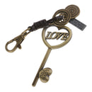 New Creative Love/ Best Wishes Gifts Metal Key Ring Keychain Charm Pendants
