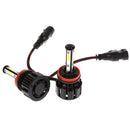 4 Sides H11 LED Headlight High or Low Beam Bulbs 2400W 286000LM 6000K White 2P_