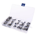 Assorted Stainless Steel Nylon Lock Nuts Assortment M3 M4 M5 M6 M8 M10 M12