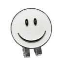 White 3cm Smile Face Golf Ball Marker With Strong Magnetic Hat Clip Sports
