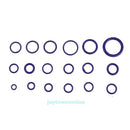 265x Assortment Kit Car HNBR A/C System Air Conditioning O Ring Seals Set Purple