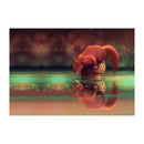 5D DIY Cartoon Small Fox Diamond Embroider Painting Full Drill Cross Stitch