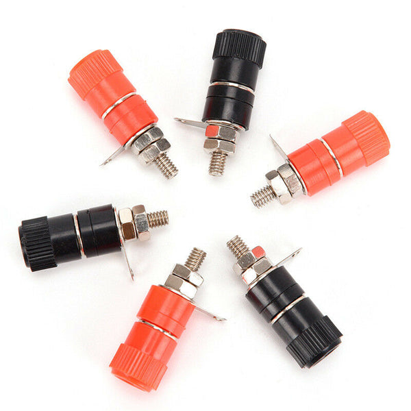 10Pcs Binding Post Speaker Terminal Banana Plug Socket Jack ConnectorsSR  FT