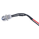 0.31" LED Metal Indicator Pilot Dash Light Lamp 12V Car Truck Red Green BlueME