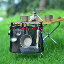 Portable Solid Iron Rack Storage Bag Barbecue Picnic Kit For Outdoor Camping
