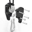 1/4 Inch 8-Feet Long Adjustable Heavy Duty Rope Clip Hanger, Reinforced Met