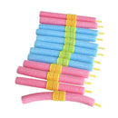 12Pcs Soft Twist Soft Usseful Foam Bendy Hair Rollers Curlers Cling Strip  S Kw