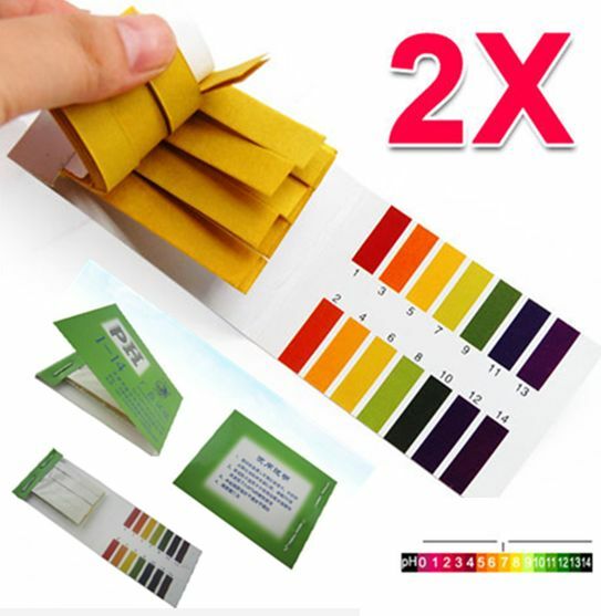 160 pH Test Strips Litmus Test Paper Full Range 1-14 Acidic Alkaline Indicator.