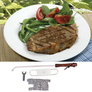 DIY BBQ Branding Iron with 55 Changeable Letters Barbecue Tool AccessoriesS Hn