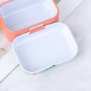 Mini Flower Tin Trinket Coin Box Jewelry Storage Case Tinplate Small FloralS Gw