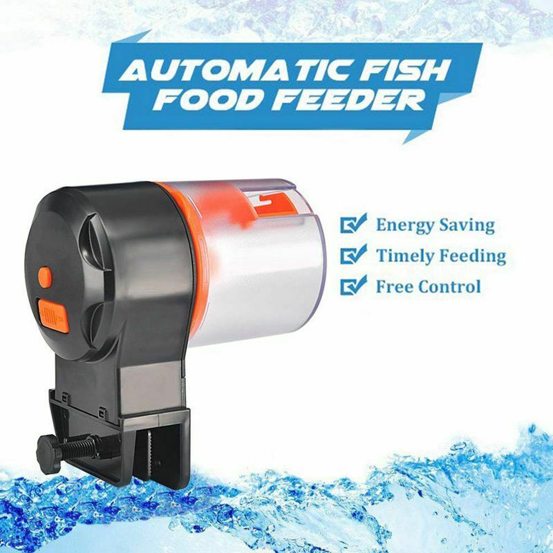 Automatic Fish Feeder,Aquarium Tank Timer Feeder Vacation Auto Fish Feeder  D9W2