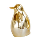 2pcs Bird Statue Ceramic Display Golden Wedding Bedroom Home Decoration New