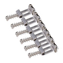 6-Piece Guitar Saddle Bridge For  And  Chrome