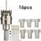 14pc Multifunction Bracelet Ring Drill Beads Drill Bit Wood Milling Router Set
