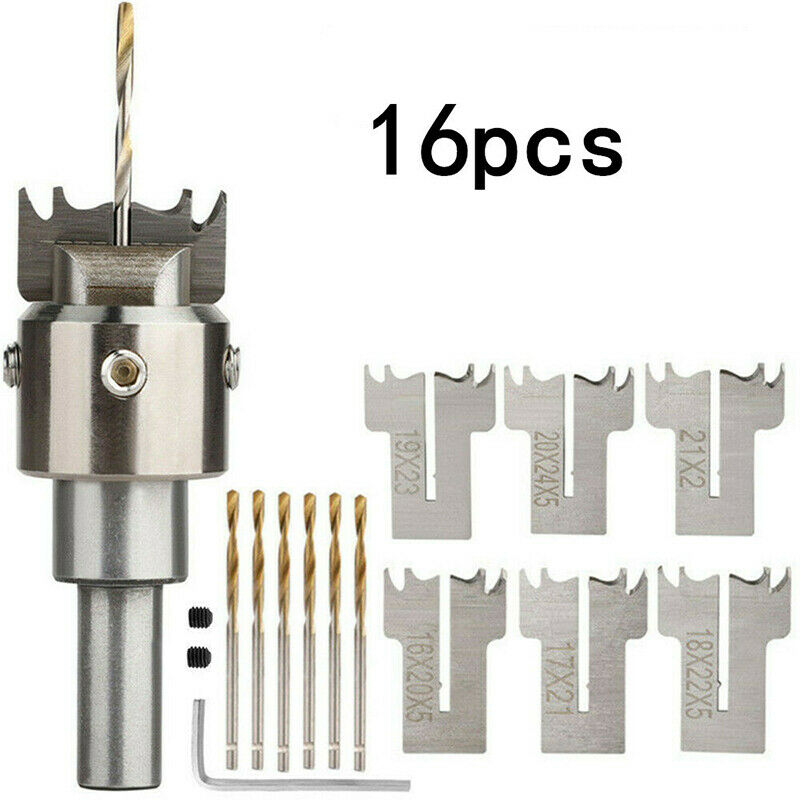 14pc Multifunction Bracelet Ring Drill Beads Drill Bit Wood Milling Router Set