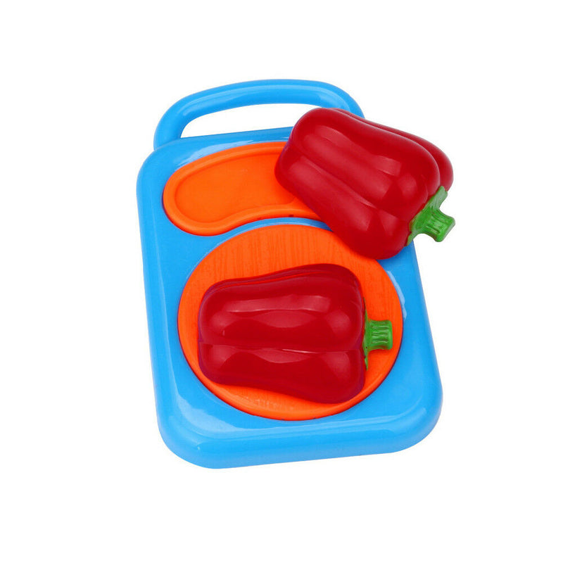 12X Fruit Vegetable Cutting Kitchen Set Educational Children's Toys Cooking Kit